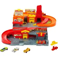 Mattel Kjøretøy Fra Rally Town Bærbart Sett