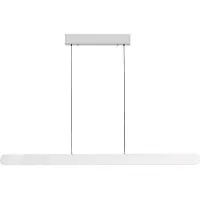 Schöner Wohnen LED-hengelampe ADRIANA ROUND, hvit, lengde 160 cm, metall CCT