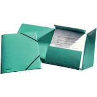 Esselte - 3-fliksmappe - for A4 (210 x 297 mm) - kapasitet: 350 ark - grønn