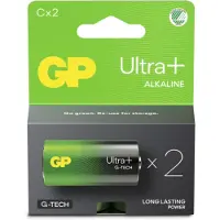GP Ultra Plus C-batteri 14AUP/LR14 2-pack