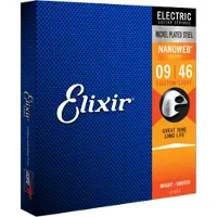 Elixir Strings 12027 - Nikkelbelagt stål - Elektriske strenger - Nanoweb - Custom Light (09-46)