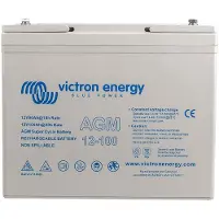 Victron Energy Super Cycle Blybatteri 12 V 100 Ah Blyfleece (B x H x T) 26 x 21.5 x 16.8 cm M6 skruetilslutning Lav selvafladning