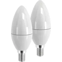Airam LED-pære E14 4,9W 2700K 470 Lumen 2-Pakning