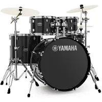Yamaha Rydeen 20" Drum Kit w/Cymbals Black Glitter