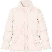 EA7 for woman. 7W000527_AF15914 Nylon quilted jacket Logo Series beige (XL), Casual, Polyamide