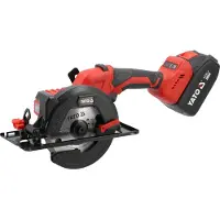 YATO sirkelsag 18V 140 mm børsteløs 2x4,0Ah