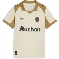 Puma RC Lens 25/26 Third Jersey Youth, Clothing, Alpine Snow/Matte Gold, 9-10Y