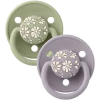 BIBS X Liberty De Lux Smokker - 2-pack - Onesize - Rund - Capel/ - - OneSize - Smokk