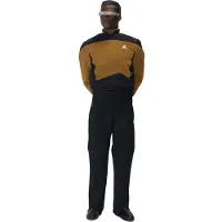 Exo-6 Star Trek The Next Generation Orlogskaptein Geordi La Forge Essentials-versjon Figur 1/6 28 Cm