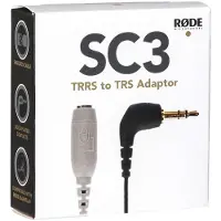 Røde SC3, 3.5mm, Hankjønn, 3.5mm, Hunkjønn, Sort, Grå