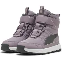 Puma Evolve Boots Kids, Shoes, Plum Jam/Shadow Gray, 33