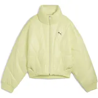 Puma DARE TO Puffer Jacket Women, Clothing, Gold Moon, M