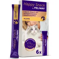 Feliway Happy Snack med kylling - 6 Sticks (ca. 90 g)