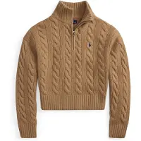 Ralph Lauren for woman. 211972130002 Brown knitted wool and cashmere jumper (M), Casual