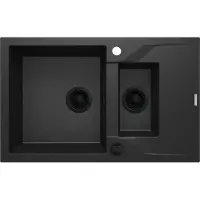 Deante Zqn_g513 Granittvask Med 1.5 Kummer Og Avrenningsfelt