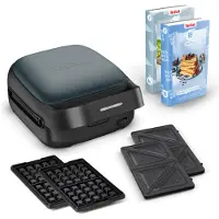 Tefal SW862BF0 toastjern/vaffeljern 700 W, svart/mørkegrønn