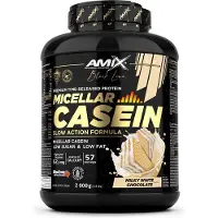 Amix Black Micellar 2kg Casein Protein Hvit Sjokolade