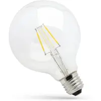 Spectrum LED LED Globelampe Klar E27 4W 2700K 380 lumen
