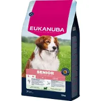 Eukanuba Premium Nutrition Senior Small & Medium Breed Lam & Ris - 12 kg