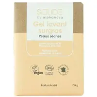 Alphanova SOLIDE Solide, Gentle washing bar for face and body, dry skin, 100g