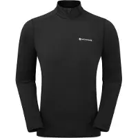 Montane Dart Xt Zip Neck, herre, svart