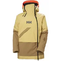 Helly Hansen Powchaser Asymmetric, Skijakke, Dame, Sand
