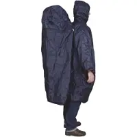 Travelsafe Regntrekk med Ryggsekkforlengelse, L/XL, marineblå