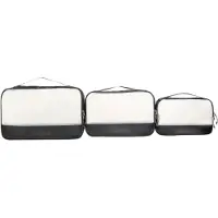 Tatonka Mesh Bag Set III, pakkepose, svart, 3 stk.