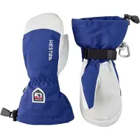Hestra Army Leather Heli Ski Jr, Skivotter, Junior, Royal blue