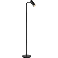 Schöner Wohnen Gulvlampe RIK, svart, høyde 140 cm, metall, GU10-LED