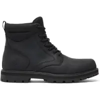 Timberland for man. TB0A69UHW021 Leather ankle boots with Britton Road Mid black (50), Flat, Laces, Casual, Sustainable