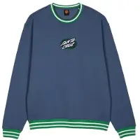 Santa Cruz Global Oval Dot Front Crew Collegegenser
