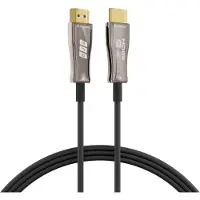 EFB Elektronik HDMI-20-00009, 30 m, HDMI Type A (Standard), HDMI Type A (Standard), 3D, 18 Gbit/s, Sort, Rustfritt stål