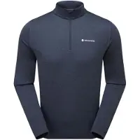 Montane Dart Zip Neck, herre, blå