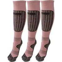 Accezzi Merino 20, Skisokker, Dame, Rose