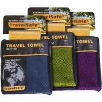 Travelsafe Reisehåndkle Mikrofiber L, grønn
