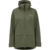 Didriksons Nordic regndress, dame, mørkegrønn/svart