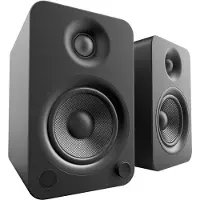 Kanto YU4 Powered Bookshelf Speakers Matte Black