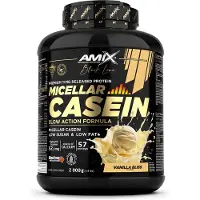 Amix Black Micellar 2kg Casein Protein Vanilje