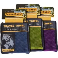 Travelsafe Traveltowel Mikrofiber S, limegrønn