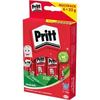 Pritt 1445028, Limstift, 22 g, Fotoark kartong, Stoff, Papir, 20 °C, CE, 6 stykker
