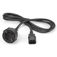 Microconnect Iec C14/schuko-strømledning 2 M 10a