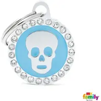 My Family Glam Sirkel Hodeskalle Kjæledyrmerke