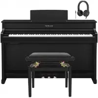 Yamaha CLP 835 Digitalpiano Pakkeløsning Satengsvart