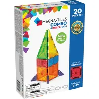 Magna-Tiles Magnetsett - 20 Deler - MicroMAGS &amp; Combo - - OneSize - Magnetisk leketøy
