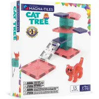 Magna-Tiles Magnetsett - 13 Deler - CAT Tre + MicroMAGS - - OneSize - Magnetisk leketøy
