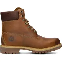 Timberland for man. TB1270942141 Premium 6 Inch brown leather ankle boots (49 W), Flat, Laces, Casual, Outdoor