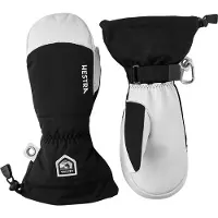 Hestra Army Leather Heli mitten, sort