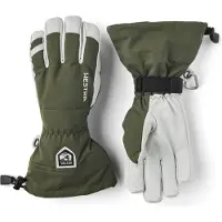 Hestra Army Leather Heli Ski, Skihansker, Olive