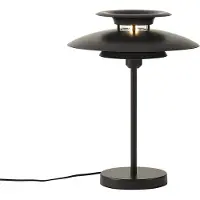 QAZQA Retro bordlampe svart stål 45 cm - Pauly
